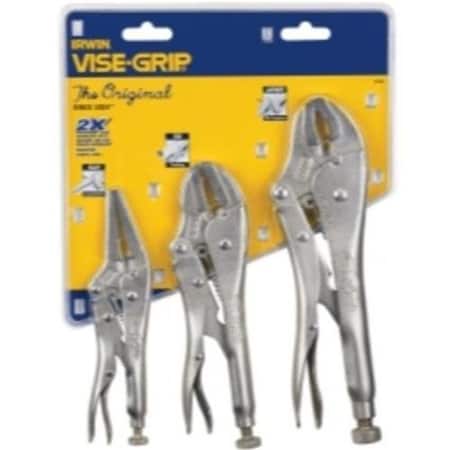 Irwin Vise-Grip Irwin Vise-Grip 586-323S 3 Pc Original Locking Pliers Set C 586-323S